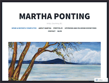 Tablet Screenshot of marthaponting.com